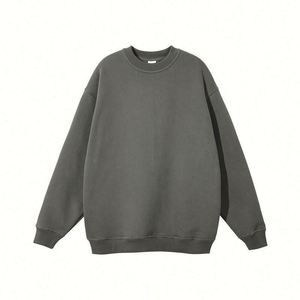 H5557 Clothing Manufacturer Wholesale Custom 360 Gsm Cotton <b>Blends</b> Fleece Lined Crewneck Sweatshirts Men's Sweatshirts - Product Image 6