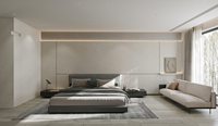 Plano de Apartamento Contemporáneo, Diseño de Estudio Minimalista, Diseño Arquitectónico con Planificación de Espacios y Visualizaciones en 3D