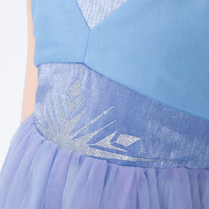 <span class=keywords><strong>Vestido</strong></span> <span class=keywords><strong>de</strong></span> Fiesta Infantil <span class=keywords><strong>de</strong></span> Tul con Lentejuelas con Estampado <span class=keywords><strong>de</strong></span> Hielo, Estilo Princesa Disney, para Navidad - Product Image 4