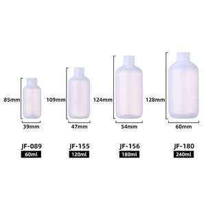 <b>Plastic</b> Bottles Boston Shape 60ml 120ml 180ml 240ml Frosted Matte Black Screw Cap For Cosmetic <b>Packaging</b> - Product Image 1