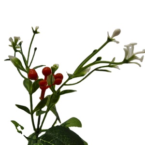 Lá nhân tạo với bụi cây mọng đỏ Thích hợp cho trang trí nhà - Product Image 5