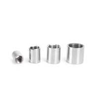 Raccords de tuyauterie en acier inoxydable WZ raccord de douille de tuyau en acier à filetage complet 1/8 "- 4" NPT BSPT DIN SS201 304 316