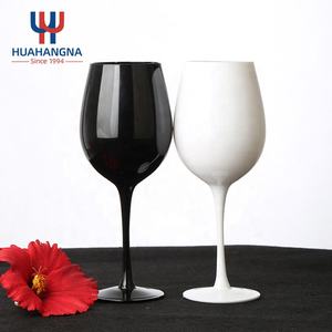 <span class=keywords><strong>Verres</strong></span> à vin à pied long élégants sans plomb en gros, <span class=keywords><strong>verres</strong></span> à <span class=keywords><strong>dégustation</strong></span> <span class=keywords><strong>noirs</strong></span> à accent couleur pleine pour les événements festifs - Product Image 2