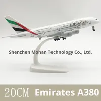 Modèle d'avion moderne en alliage de 20cm avec A380 B787 C919 Nouveauté Creative Home Decoration