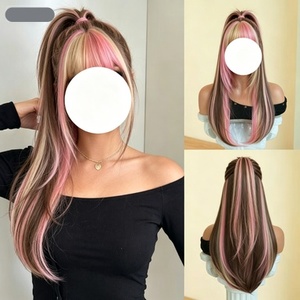 Colored long straight <strong>hair</strong> - Product Image 1