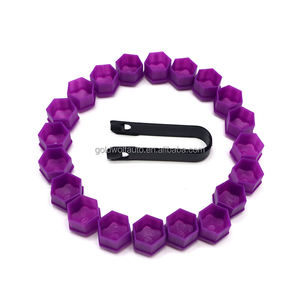 20pcs poly sac pack plastique <span class=keywords><strong>noir</strong></span> écrou de roue couverture écrou de roue anti-poussière couverture - Product Image 5