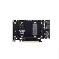 Carte graphique Nvidia V100, adaptateur Sxm2 Pciex16, carte V100 16G 32G pour IA, Nvlink, GPU passif