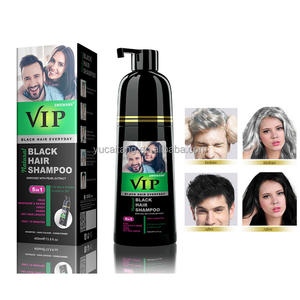 DEXE VIP Natural Permanente Marrón Negro Cabello Tinte Champú Rápido 5 Minutos Colorear Cabello Gris Fácil de Usar en Casa para Hombres y Mujeres - Product Image 6