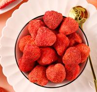 Buah stroberi kering beku Premium bentuk utuh stroberi FD harga murah