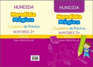 Hundida Magica Cuaderno de Practica MAYORES 3+ Preescolar (Alfabeto,Numero,Dibujo,Matematica) - Product Image 3