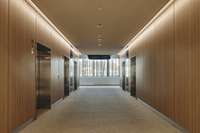 Panneaux composites en aluminium à grain de bois ACP 3mm 1220*2440mm revêtement mural ACM Alu Cobond ignifuge pour salle de bain extérieure