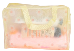 PVC Makeup Bag Creative Floral Waterproof Travel Storage <b>Home</b> <b>Essential</b> Cosmetics Organizer Wholesale Showers Bag - Product Image 2