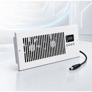 Ventilateur de circulation intelligent 4x10 avec thermostat, double ventilateur silencieux pour optimisation du flux d'air CVC, ventilateur d'extraction intelligent - Product Image 1