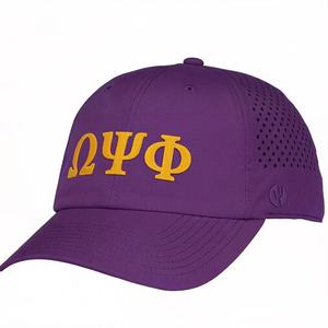 Cappellino da Baseball Personalizzabile con Logo Omiga Psi Phi, Cappello da Uomo con Visiera Ricamata e Cinturino Regolabile - Product Image 5
