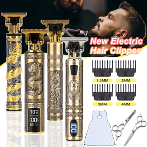 Herramientas Eléctricas Especializadas para Secar el Cabello <span class=keywords><strong>T9</strong></span>, Cuchillas de Acero Inoxidable, Recortadora Eléctrica para Peinar y Tallar el Cabello - Product Image 5
