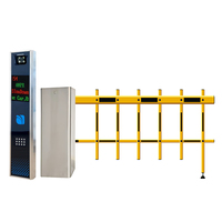 Barrière de circulation automatique en acier inoxydable SX avec lecteur RFID intégré