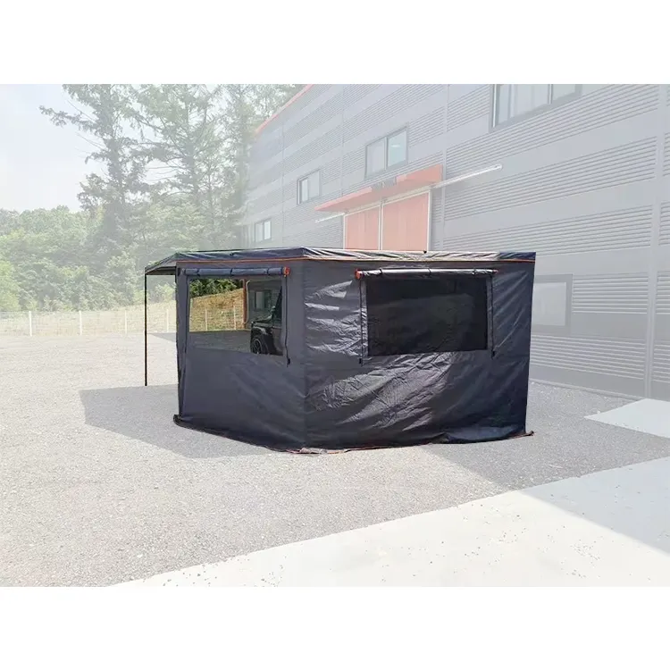Diameter 2.5m Sunshelter Car Camping Fox Awning Odm Vehicle Awning Without Support 270 Degree 4x4 Awning Oem