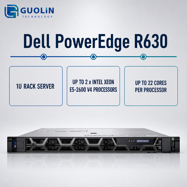 Enterprise Database Workloads 8 Bay IDRAC8 Dual Intel Xeon E5-2630 V3 Dell PowerEdge R630 1U Rackmount Server