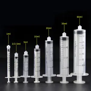 Seringa de injeção diária com ferramentas de controle de qualidade rigorosa 1ml 2ml 3ml 5ml 10ml seringa sem agulha luer lock