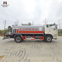 HEAVSTY 220HP Double Layer Beam 1Tyres Sanitation Heavy Duty Diesel New 4700 Wheelbase Dust Sprinkler Truck for CLD5180TDYZZ6