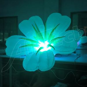 Lampu LED bunga tiup Model iklan nilon tahan lama untuk acara luar ruangan promosi cetakan Digital untuk dekorasi panggung - Product Image 2