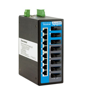 สวิตช์อีเธอร์เน็ตอุตสาหกรรม10พอร์ต<span class=keywords><strong>3onedata</strong></span> พร้อมช่อง SFP 1000Base-SFP ช่อง100Base-FX พอร์ตออปติคัลแบนด์วิธแบ็คเพลน7.6g - Product Image 6
