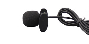 Microfono Lavalier Mini Broadcast con Cavo da 3,5mm, Portatile in Materiale ABS con Clip per Interviste e Giornalisti - Product Image 3