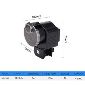 수족관 액세서리 장식 물고기 탱크 자동 피더 금붕어 피더 수족관 피더 AF2009D/2005D/2003 - Product Image 4