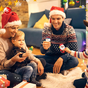 Juguetes Blandos de Mochi Navideños Grandes de 4.2 Pulgadas, Pelotas Antiestrés de Espuma y PU, Juguetes Sensoriales Unisex para Regalo - Product Image 5