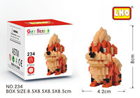 Jeu de construction en diamant en gros assemblage Pokemoner figurines jouets pour enfants