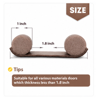 Bande d'étanchéité en mousse double face personnalisée pour portes et fenêtres, anti-courant d'air, pour joints de sol en vinyle/carrelage - Vente en gros