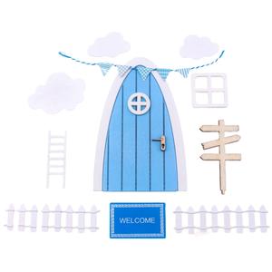 Set <span class=keywords><strong>de</strong></span> Decoración Navideña para <span class=keywords><strong>Casa</strong></span> <span class=keywords><strong>de</strong></span> <span class=keywords><strong>Muñecas</strong></span> 1/12, Modelo <span class=keywords><strong>de</strong></span> Puerta <span class=keywords><strong>de</strong></span> Madera en Miniatura, Puerta <span class=keywords><strong>de</strong></span> Cuento <span class=keywords><strong>de</strong></span> Hadas con Duende - Product Image 4
