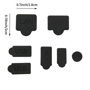 7PCS Silicone Dust Plugs Set for Game Console LAN USB <strong>HDMI</strong> <strong>Port</strong> Anti-Dust Protective Cover Soft Flexible Dustproof Cap for <strong>PS5</strong> - Product Image 4