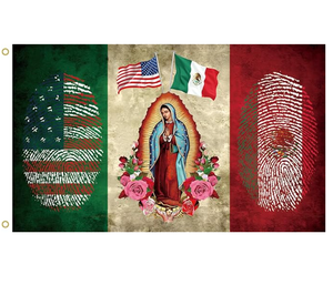 Drapeau mexicain 3x5 pieds, polyester durable pour extérieur, <span class=keywords><strong>tapisserie</strong></span> Mexique, couleurs vives, résistant à la décoloration, simple face avec œillets en laiton - Product Image 5
