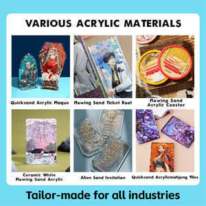 Bloc acrylique artistique pour collection de <span class=keywords><strong>fans</strong></span> d'anime, vente en gros OEM, briques acryliques personnalisées pour dessins animés, cadeau d'affaires, clip - Product Image 5