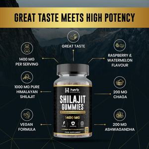 OEM ODM Pure Himalayan Shilajit Gummies Gold Grade Energy & Immunity Support para adultos Private Label - Product Image 5