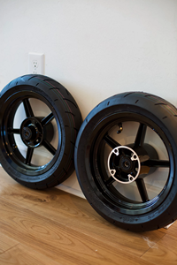 Juego de Ruedas para Motocicleta Eléctrica Kend* Curve de 12 Pulgadas, Piezas de Repuesto, Neumáticos Todoterreno para Bicicleta de Montaña Tuttio Yozma - Product Image 4
