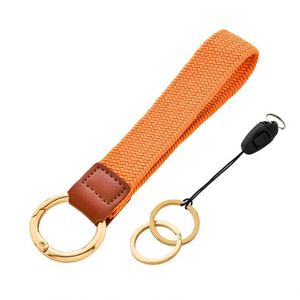 Cordón de muñeca personalizado al por mayor con logo, cordón de seguridad de cuero para llaves, llavero personalizado - Product Image 3