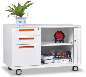 Colorful KD Structure Steel Office Filing Cabinet with Password-protected Mobile Cabinet with File Folder and Hanger <b>desk</b> - Product Image 4