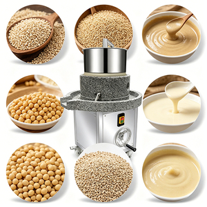 Mulino a Pietra Manuale con Manovella, Facile Regolazione della Finezza, per Latte <span class=keywords><strong>di</strong></span> <span class=keywords><strong>Soia</strong></span> e <span class=keywords><strong>Pasta</strong></span> <span class=keywords><strong>di</strong></span> Sesamo, da 400W a 1500W - Product Image 2