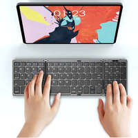Nouveau produit à succès B089 Clavier portable sans fil Bluetooth pour tablettes, smartphones et ordinateurs portables