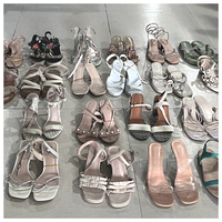 GZ Usine de Chine Offres Spéciales Chaussures de qualité Ballots usagés Pantoufles et sandales d'occasion pour femmes Sandales d'occasion pour femmes