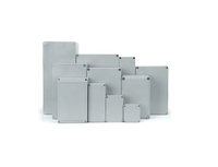 Boîtier électrique étanche en aluminium anti-corrosion IP66 avec plusieurs tailles et trous pré-perforés sur mesure pour extérieur