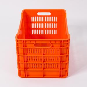 Agriculture Récolte Baksets Paniers De Fruits Conteneurs De Stockage Heavy Duty Empilable Ventilé Transport Mobile Totes Caisses En Plastique - Product Image 5