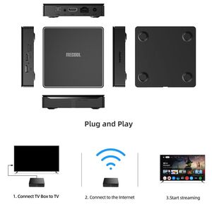 Nouvelle Box de <span class=keywords><strong>Streaming</strong></span> Android TV 14 MEon1 2025, Amlogic S905X5M, <span class=keywords><strong>2</strong></span>+32 Go, WiFi 6, BT5.<span class=keywords><strong>2</strong></span>, Lecteur Multimédia 4K Ultra HD, Dolby Vision - Product Image 4