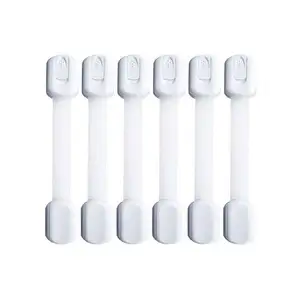 6 Pack Adjustable Child Safety Locks Baby Protection Cabinet Lock For Baby Saftey In Home UW-A005