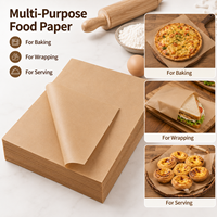 Papier sulfurisé antiadhésif en silicone de qualité alimentaire, résistant aux hautes températures, jetable, pour barbecue et sandwichs