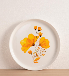 Juego de vajilla de cerámica estilo jardín europeo con estampado floral en acuarela, platos y cuencos de porcelana New Bone China para el hogar de primavera, recuerdos de boda, venta al por mayor - Product Image 3