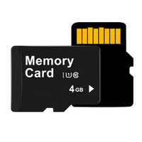 Carte mémoire TF en plastique personnalisée de petite capacité 128 Mo/256 Mo/512 Mo/1 Go/2 Go/4 Go, carte SD intelligente OEM pour téléphone portable, caméra CCTV
