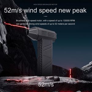 Nuevo en Stock, Ventilador Turbo Portátil para Eliminar el Polvo, Ventilador Turbo Jet de Alta Velocidad con Motor sin Escobillas, Soplador de Polvo Inalámbrico - Product Image 3